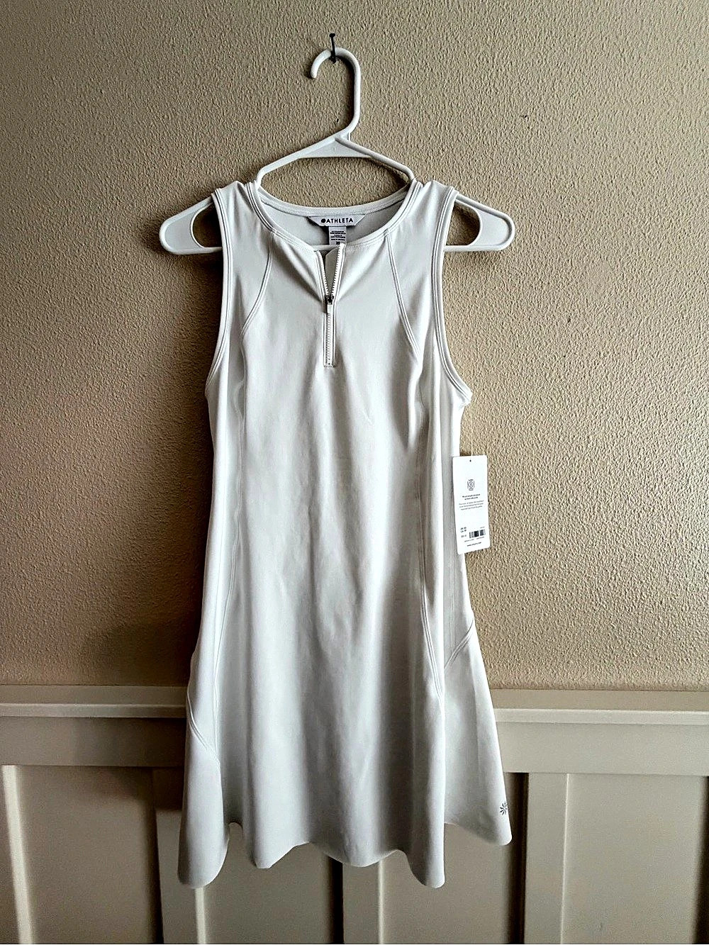 Athleta Ace Tennis Dress White XS Athletic Dress